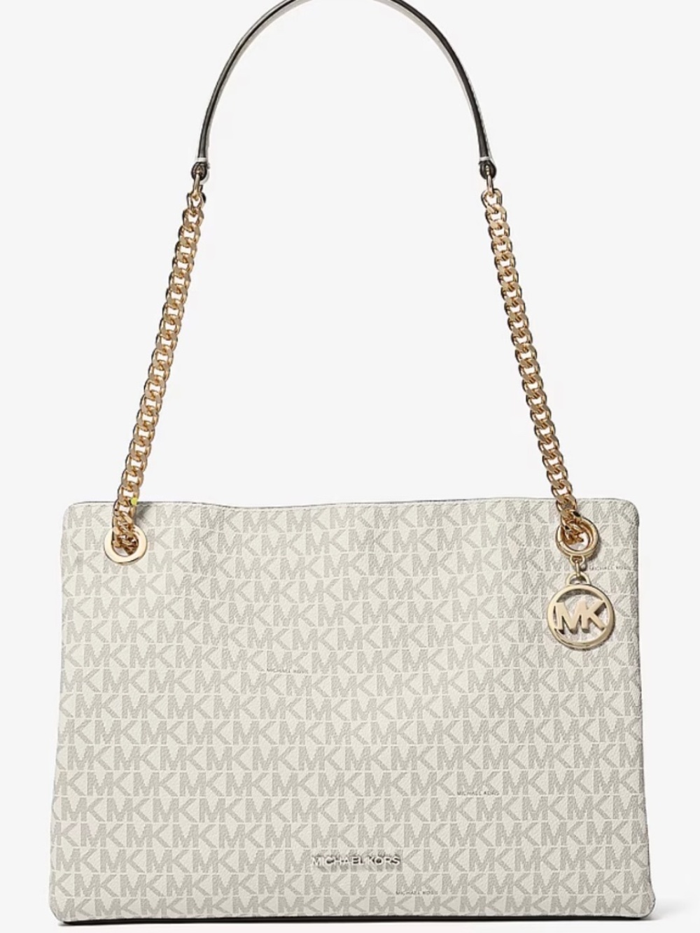 Michael Kors Christina  Medium Signature Logo  Messenger Bag